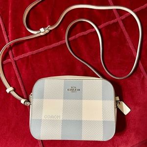 Coach buffalo plaid mini crossbody bag vintage purse
